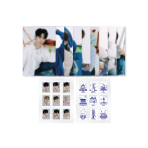 ZeroBaseOne - The Moving Seoul 2023 Pop-Up Store MD Postcard & Stamp Set